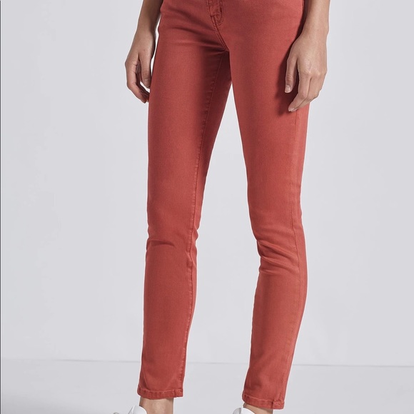 NWT Current Elliott The Original Stiletto Washed Berry Size 28 - Picture 2 of 10